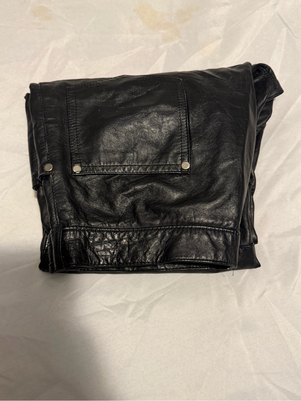 Men's Black Leather Crossbody or Shoulder Bag - Classic Style